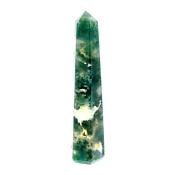 GREEN MOSS AGATE POLISHED POINT/ TOWER SPECIMEN.   SP14864POL