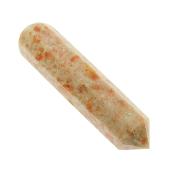 Sunstone Faceted & Tapered Polished Point Massage/ Healing Wand.   SP15695POL