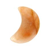 Carving of the Moon in Hematiod Rose Quartz.   SP16313POL