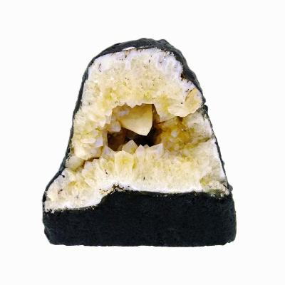 Citrine Part Polished Mini Cave Specimen.   SP16398CAV