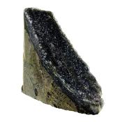 Black Amethyst Druze On Matrix Specimen.   SP16617