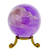 Amethyst With Quartz Sphere.   SP16634POL