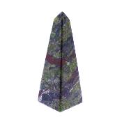 Mini Obelisk In Dragon's Blood Jasper.   SP17255POL