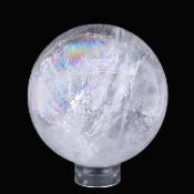 Gemstone Sphere In Rainbow Quartz.   SP17289POL