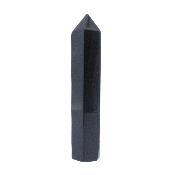 Black Obsidian Fully Polished & Facetted Point/ Tower Specimen.   SP17304POL
