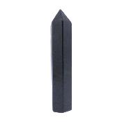 Black Obsidian Fully Polished & Facetted Point/ Tower Specimen.   SP17304POL