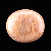 Peach Moonstone Fully polished Oval Palm Stone.   SP17541POL