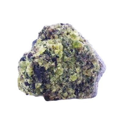 Peridot Crystal Formations on Basalt Matrix.   SP17722