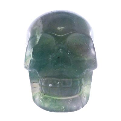 Gemstone Skull Carving In Fluorite.   SP17815POL