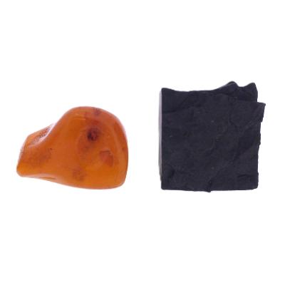 Norfolk Polished Amber & Jet Two Piece Collectors Set.   SP17830POL