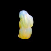 CARVING OF A HARE IN OPALITE.   SPR14666POL