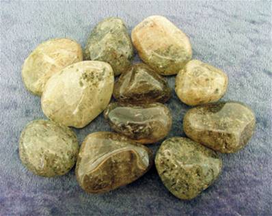 ACTINOLITE (WITCH'S FINGER) POLISHED PEBBLES.   SPR6833POL