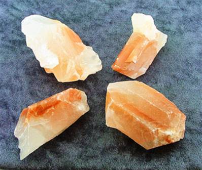 MEXICAN RED CALCITE ROUGH CRYSTAL SPECIMENS. SPR7087