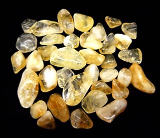 CITRINE 'A' GRADE TUMBLE STONES (1Kg BAG).   SPR9801WH