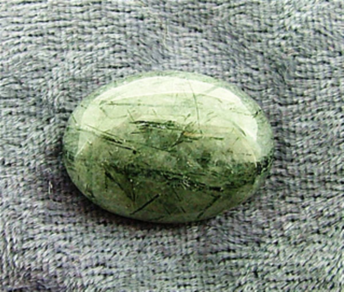 QUARTZ & JADE DOME POLISHED OVAL CABOCHONS. CAB24