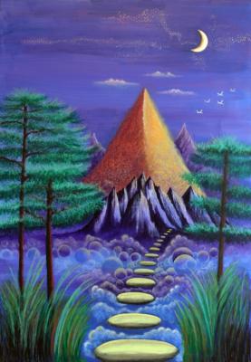 Path to the Mytic Mountain. by Geoffrey Treissman.   PTTMM  