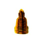 GUAN YIN GODDESS CARVING IN TIGERSEYE.   SP13287POL