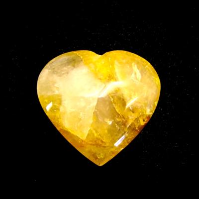 LARGE PUFF HEART IN HEMATIOD QUARTZ.   SP14166POL