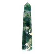 GREEN MOSS AGATE POLISHED POINT/ TOWER SPECIMEN.   SP14864POL