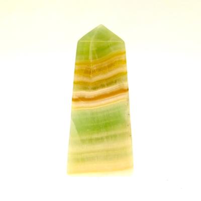Pistacio Calcite Obelisk.   SP15412POL