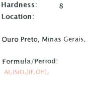 Imperial Topaz Raw Crystal Specimen.   SP154856