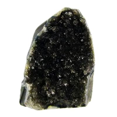 Black Amethyst Druze On Matrix Specimen.   SP16618