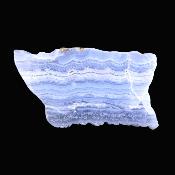 Blue Lace Agate Fully Polished Slice Specimen.   SP17154POL