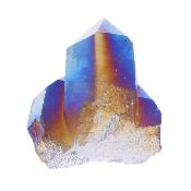 Titanium Cobalt Aura Quartz Cluster/ Point Specimen.   SP17491