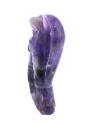 Gemstone Angel Carving In Chevron Amethyst.   SP17774POL