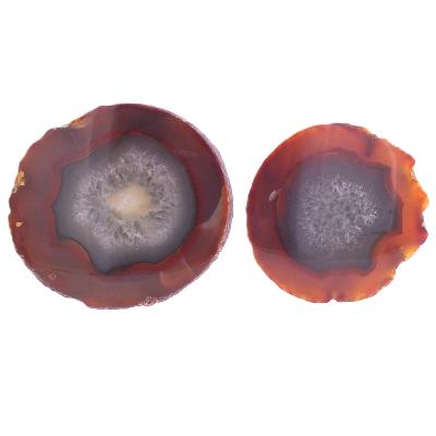 Agate Split Nodule Pair With polished Cut Faces.   SP17839POL