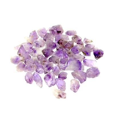 High Quality Amethyst Mini Raw Crystal Tips 'AA' Grade, (1kg Bag).    SPR15202WHB