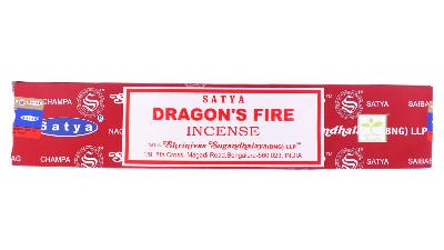 Dragon's Fire Incense Sticks By Satya.   SPR17657