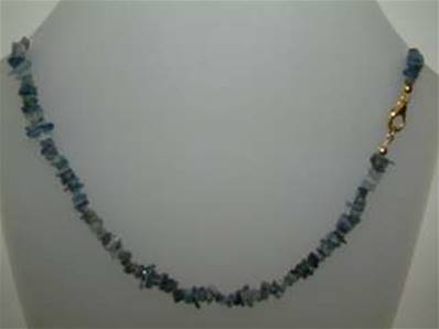 KYANITE GEM CHIP NECKLACE (10 PACK). 18" LONG. 20g EACH. SPR671WH