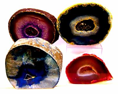 AGATE NODULE SPECIMENS MIXED COLOURS (10KG OF).   AGATECUTBASE 10KG 