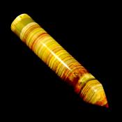 GEMSTONE ROUND SECTION PENCIL POINT IN ONYX.   SP15035POL