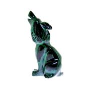 Wolf Carving in Malachite.   SP15480POL
