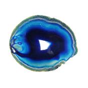 Agate Polished Geode Slice Specimen Coloured Blue.   SP15682POL