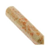 Sunstone Faceted & Tapered Polished Point Massage/ Healing Wand.   SP15695POL