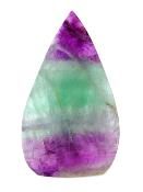Gemstone 'Flame' Carving In Fluorite.   SP16721POL