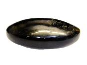 Silver Sheen Obsidian Polished Oval Pebble Specimen.   SP16743POL