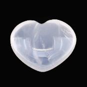 Gemstone Puff Heart In Girasol Quartz.   SP16996POL