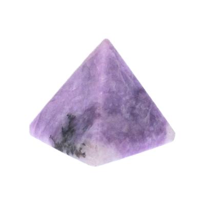 Gemstone Mini Pyramid In Lepidolite.   SP17265POL