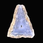 Blue Lace Agate Geode Specimen Unpolished.   SP17346