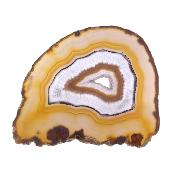 Agate Polished Front & Rear Face Slice Specimen in Natural Colouring.   SP17643POL