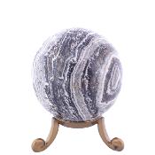 Gemstone Sphere In Banded Zebra Jasper.   SP17713POL