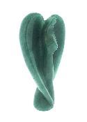 Gemstone Angel Carving In Green Aventurine.   SP17773POL
