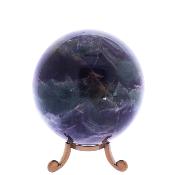 Gemstone Sphere In Fluorite.   SP17811SLF