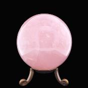 Gemstone Sphere In Rose Quartz.   SP17822POL