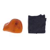 Norfolk Polished Amber & Jet Two Piece Collectors Set.   SP17830POL