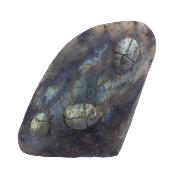 Carving Of Ladybirds On A Polished Piece Of Labradorite.   SP17911POL